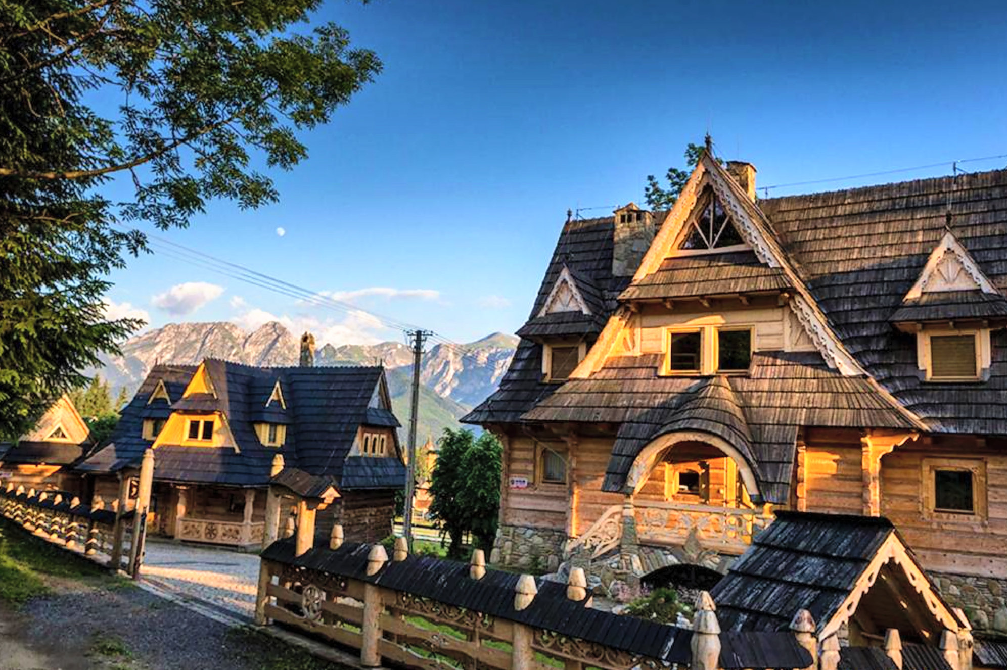 Śmiechówka SPA z widokiem na Tatry